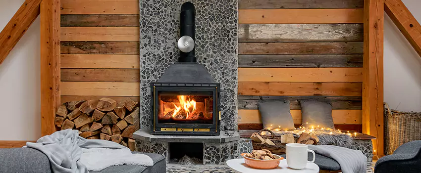 Thelin Hearth Products Direct Vent Gas Stove Fireplace Inspection in Vero Beach, Florida